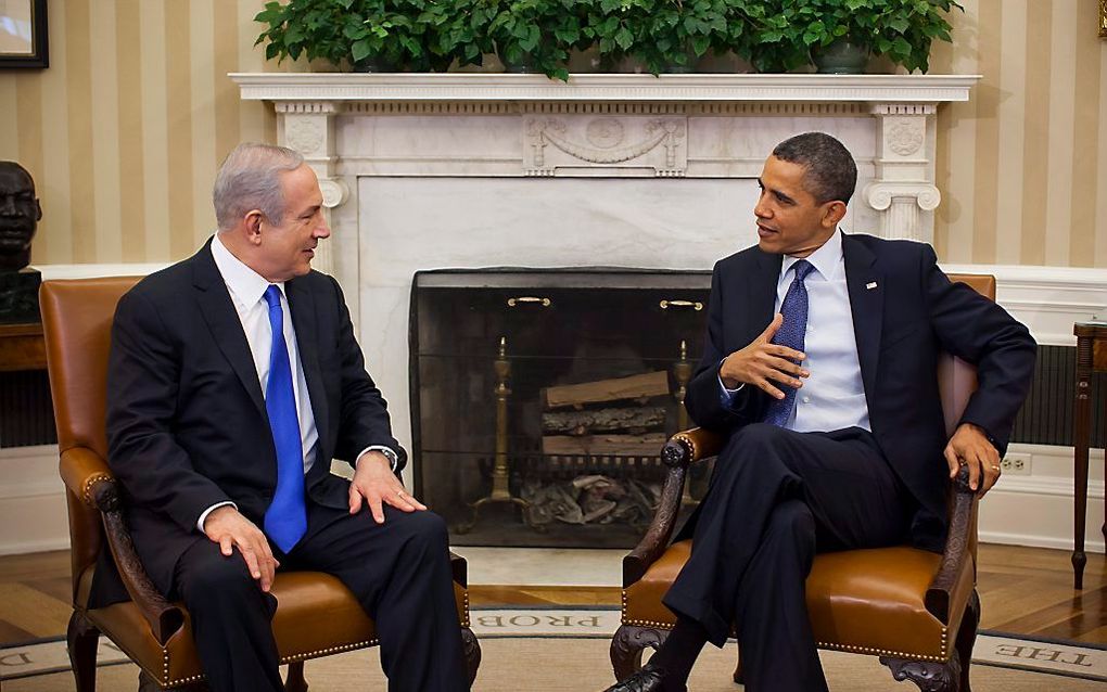 Obama en Netanyahu in Washington, maart 2012. Foto EPA