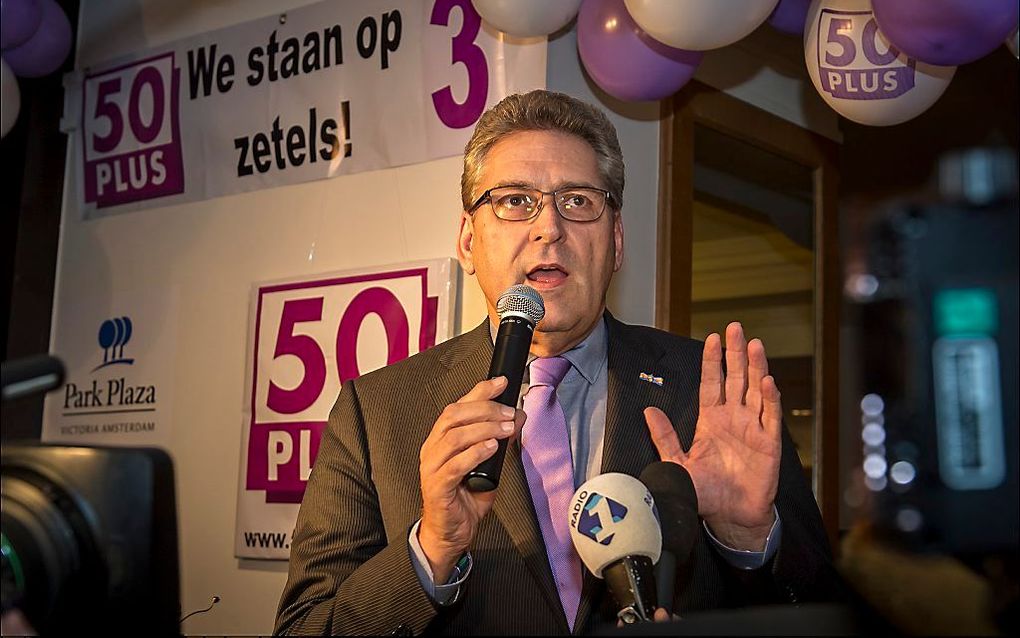 „Interessant is om te zien hoe partijleider Henk Krol de geloofwaardigheid van statistieken ontkracht om zijn gelijk te bewijzen.”  Foto ANP