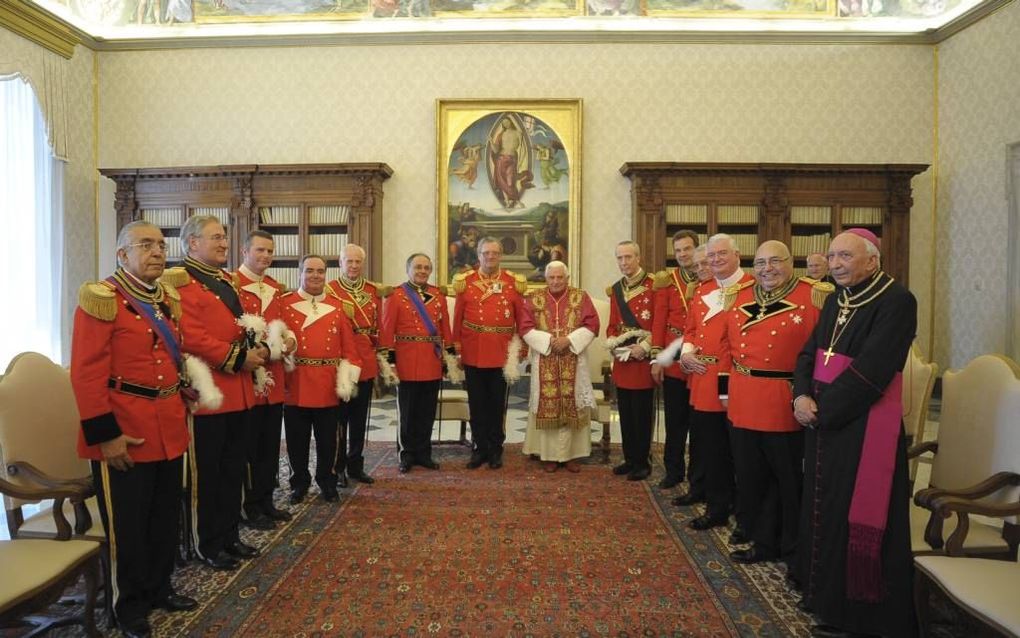 De Orde van Malta, een rooms-katholieke hulporganisatie, bestaat deze maand 900 jaar. Foto  L’Osservatore Romano