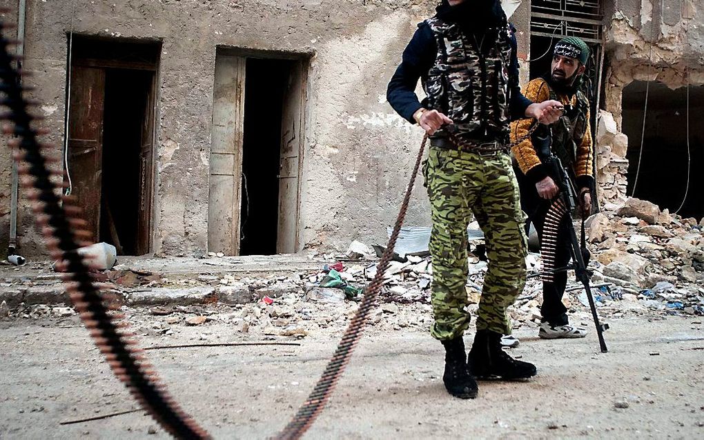 De strijd in Syrië gaat onverminderd door. Foto EPA