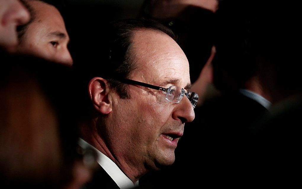 Franse president Hollande.   Foto EPA