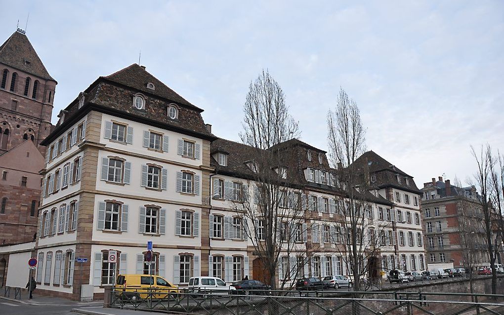 Het gebouw in Straatsburg waarin de Médiathèque Protestante is gehuisvest. Foto M. Strīķis, Wikimedia