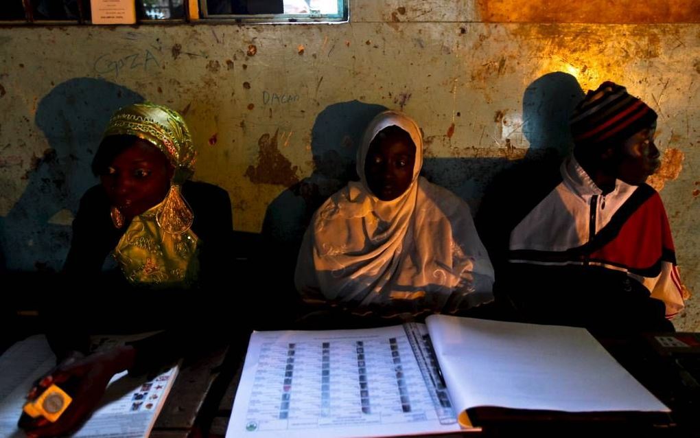 NAIROBI – Stembureau in de sloppenwijk Kiberia, Nairobi. Foto EPA