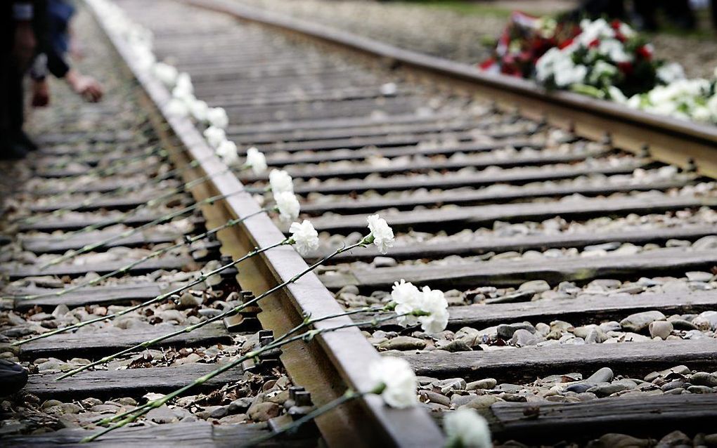 Herinneringscentrum Kamp Westerbork herdenkt vrijdag dat 70 jaar geleden de eerste trein vanuit Nederland naar het vernietigingskamp Sobibor vertrok.  Foto ANP