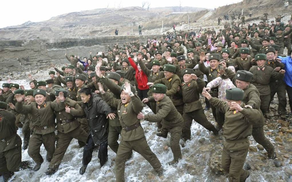 Noord-Koreaanse militairen. Foto EPA