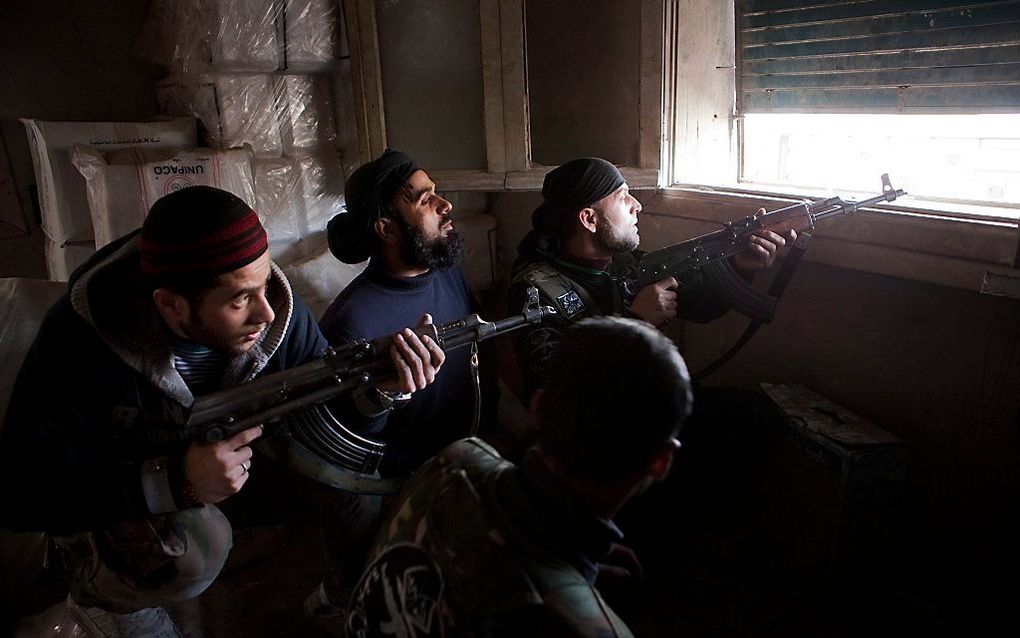 Strijders in Syrië. Foto EPA