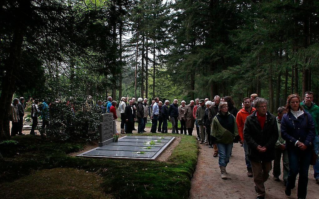 Duitse graven in Vorden. Foto ANP