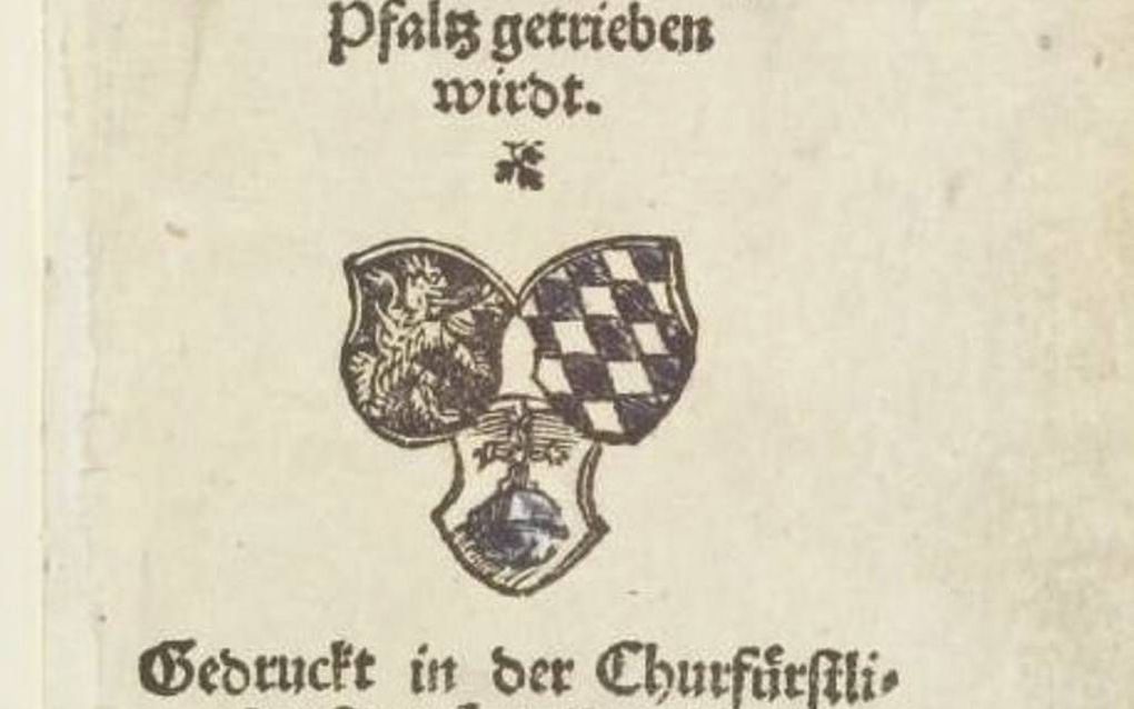 „Laten we de waarschuwingen van onze voorvaderen ter harte nemen” Foto: titelpagina van de eerste druk van de Heidelbergse Catechismus (1563). Foto RD