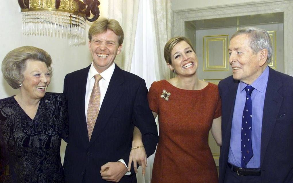 Máxima Zorreguieta, zo heet ze. Eind maart 2001 maken de ouders van prins Willem-Alexander de verloving bekend van hun zoon met de Argentijnse ministersdochter.   Foto ANP