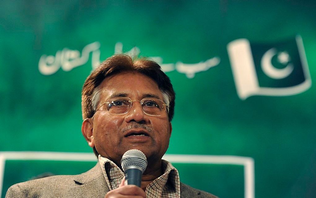 Voormalige president van Pakistan, Pervez Musharraf.   Foto EPA