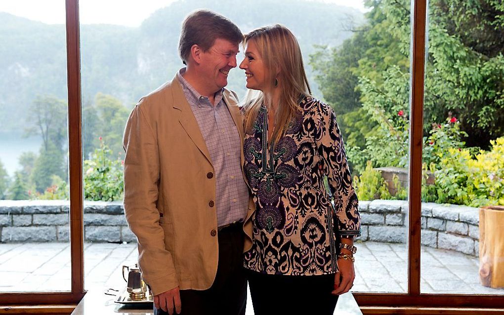 Prins Willem-Alexander en prinses Máxima.  Foto ANP