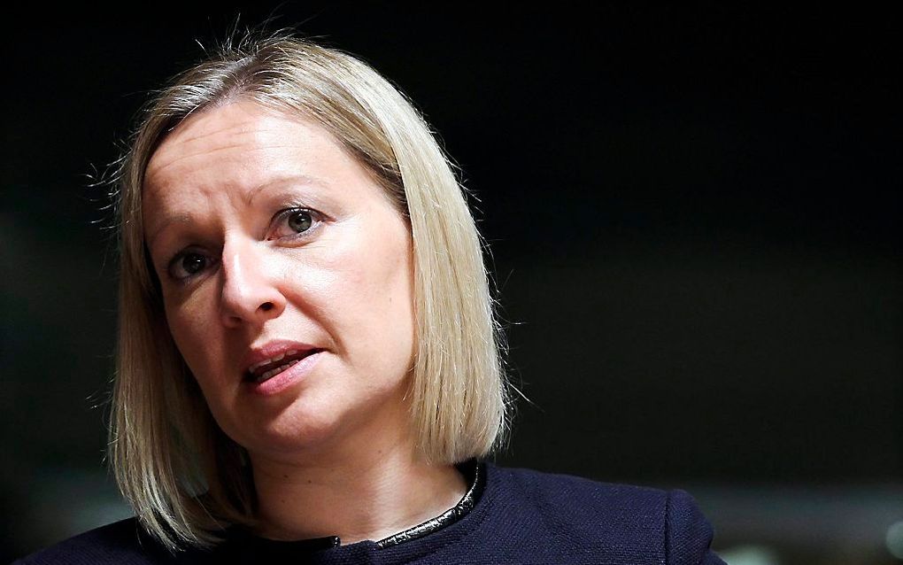 Ierse minister van Europese Zaken, Lucinda Creighton.  Foto EPA