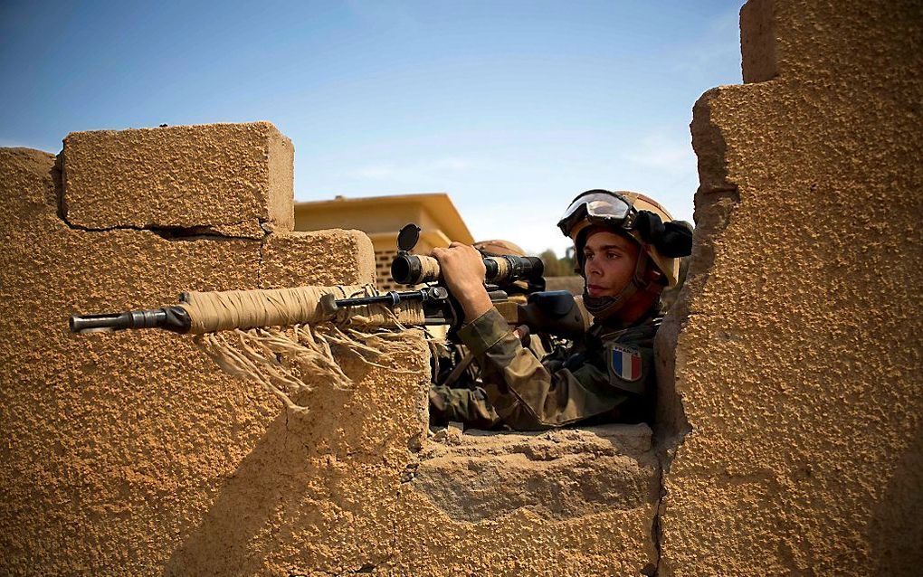 Franse militair in Mali. Foto EPA