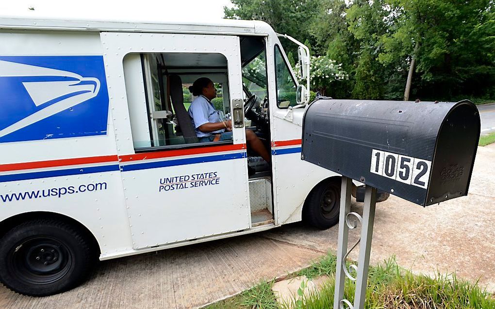 Een busje van US Postal Service. Foto EPA