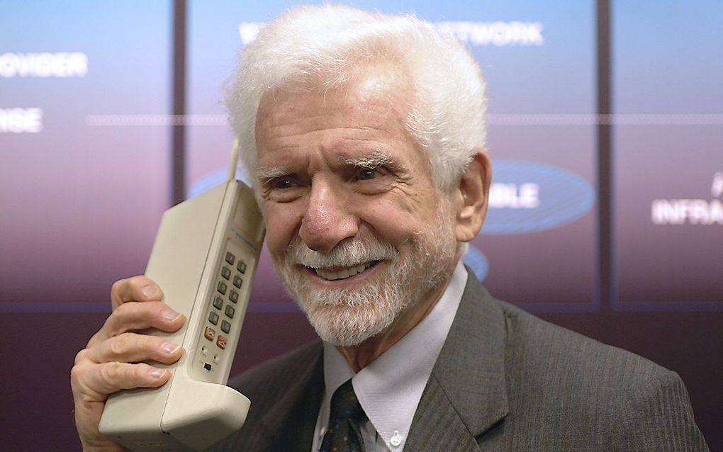 Motorola-uitvinder Martin Cooper (2009). Foto ANP