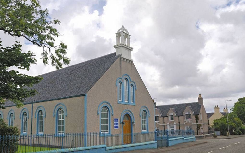 Kerkgebouw van de Free Presbyterian Church of Scotland in Stornoway.   Foto Wikimedia