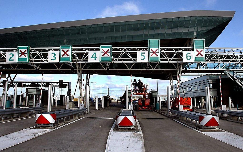 Toleiland bij de Westerscheldetunnel. Foto ANP