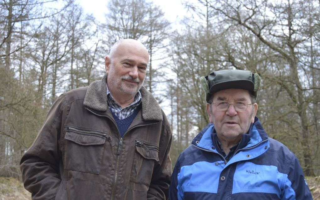 Kees Opmeer (li.) en Roelof Wever. Beeld Peter Nefkens.