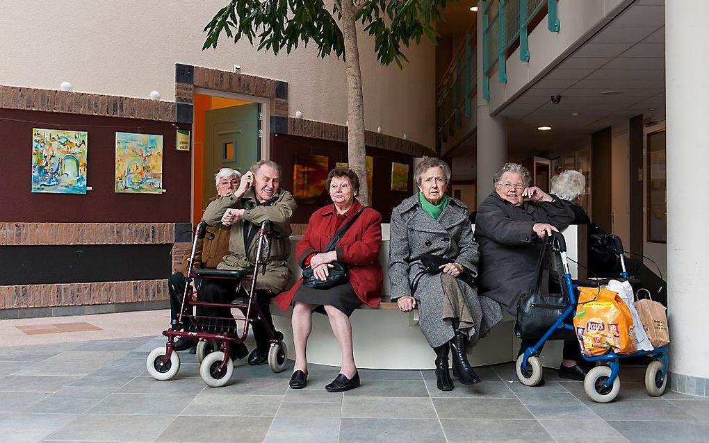 Kwetsbare ouderen en gehandicapten blijven recht hebben op een plaatsje in een zorginstelling. Beeld ANP