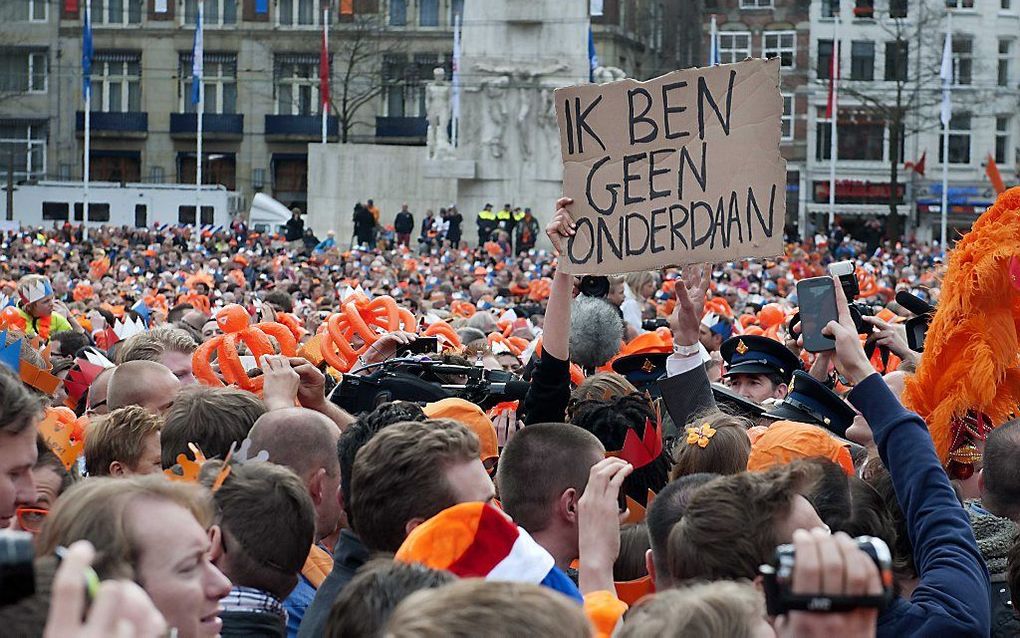 Protest op de Dam. Foto ANP