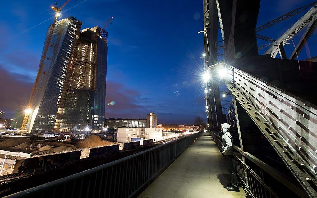 Hoofdkantoor van de ECB in Frankfurt. Foto EPA