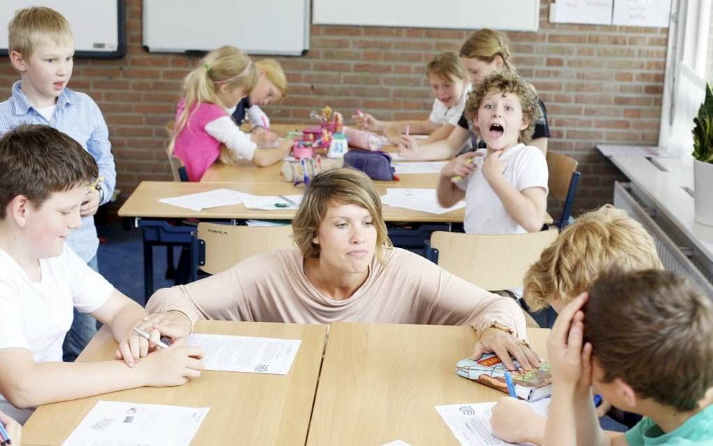 Omgaan met steeds grotere verschillen tussen kinderen vraagt veel van leraren.  beeld Sjaak Verboom