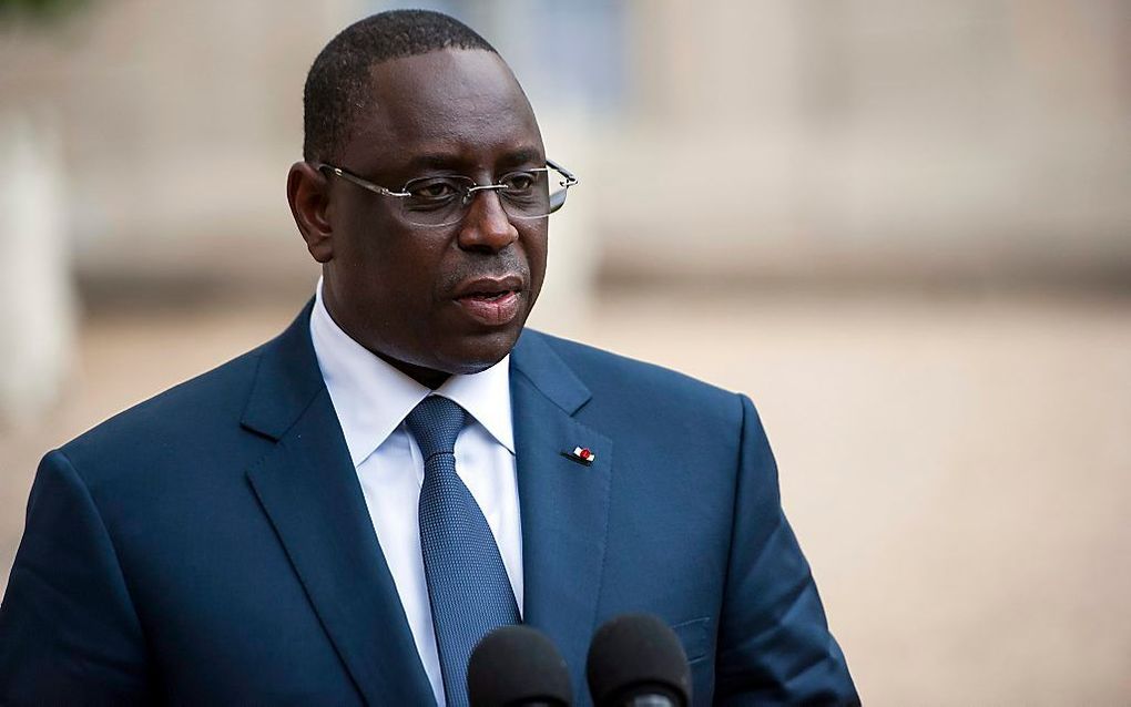 President Macky Salllks (Senegal). Foto EPA