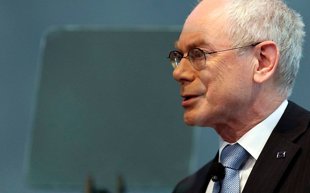 Europees president Herman van Rompuy.  Foto EPA