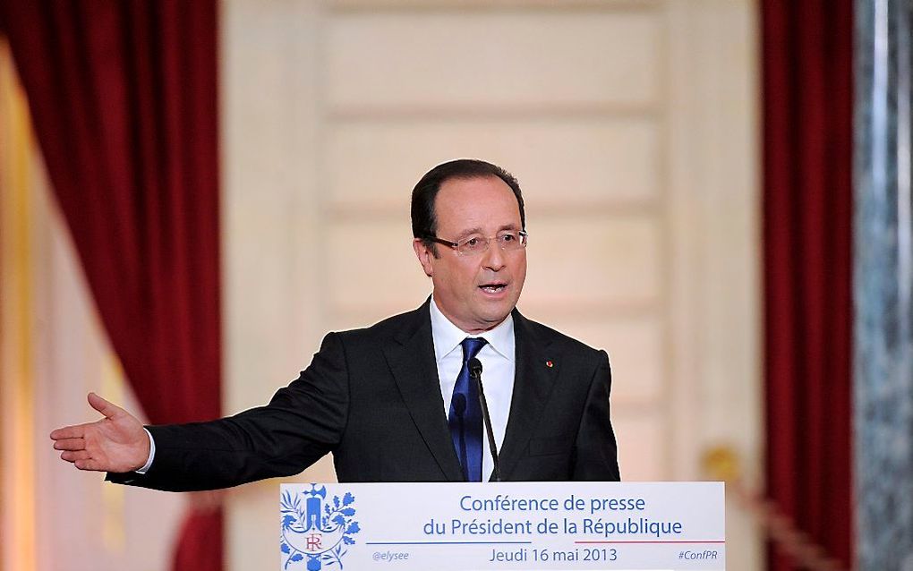 De Franse president Hollande. Foto EPA