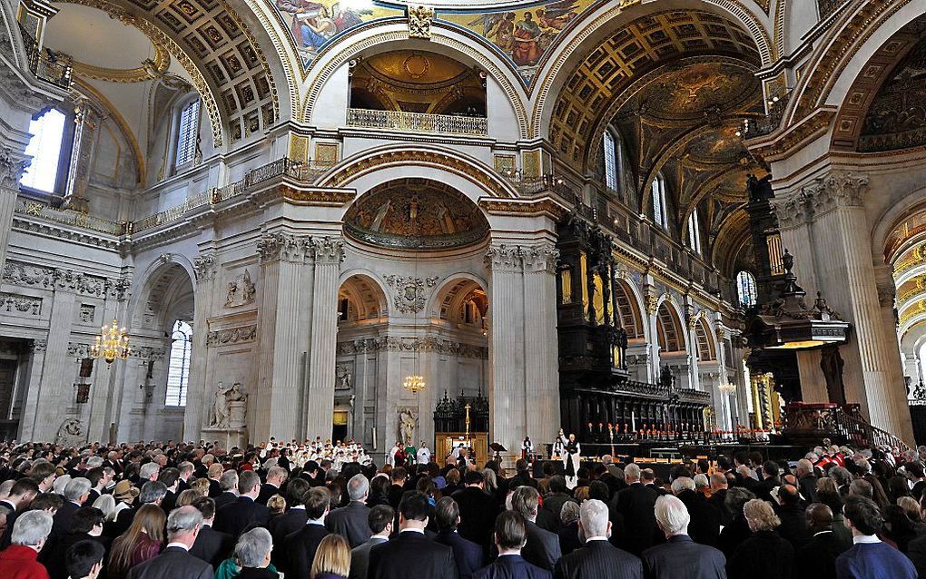 De Anglicaanse Kerk in Engeland heeft meer tijd nodig om de toelating van vrouwen tot het bisschopsambt te regelen. Op zijn vroegst kan in 2015 de eerste vrouwelijke bisschop worden gewijd. Beeld EPA