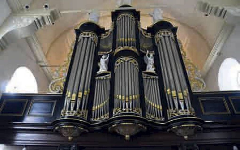 Het orgel in Kimswerd. Foto Frans Andringa