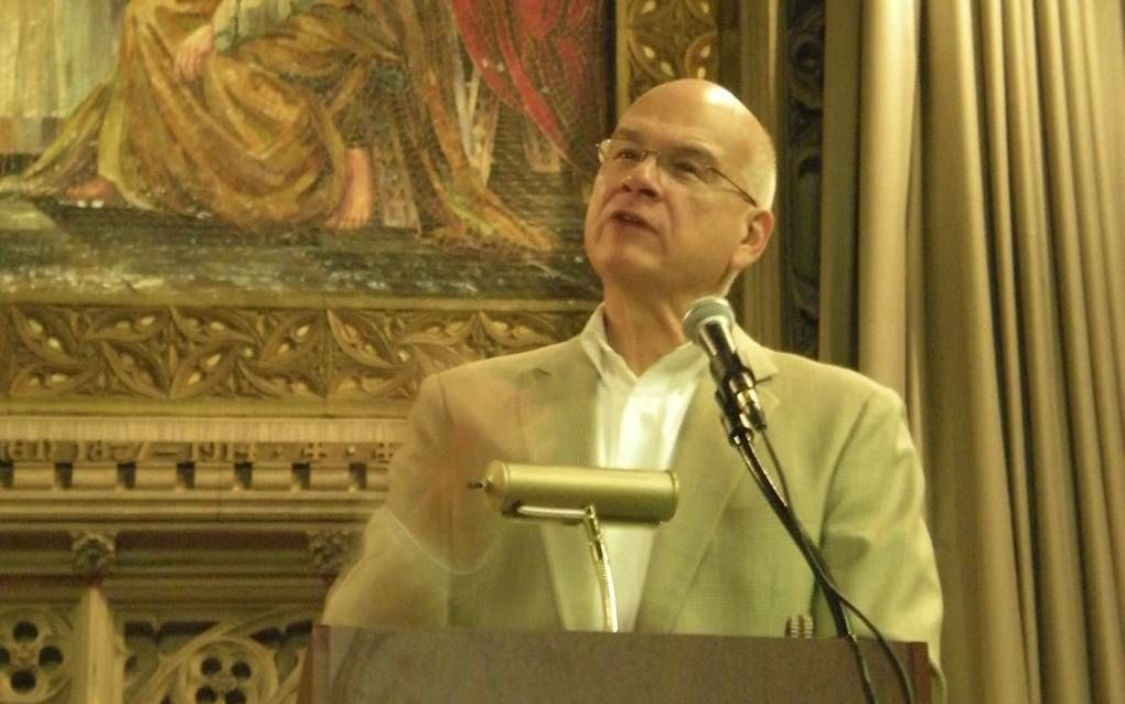 „Tim Keller kan ons heel veel leren over het christen-zijn in deze tijd. Als geen ander probeert hij de vragen en de cultuur van onze tijd te doordenken. Hij helpt ons daarbij ook echt verder.” Beeld RD