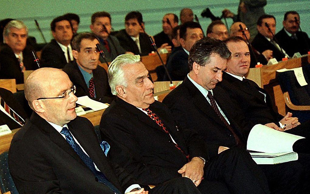 Ex-premier Jadranko Prlic van Herceg-Bosna. (links)  Foto EPA