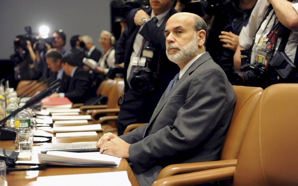 Ben Bernanke, voorzitter van de FED. Foto EPA