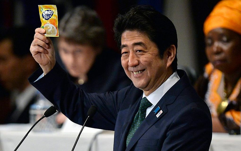 Japanse premier Shinzo Abe.  Foto EPA