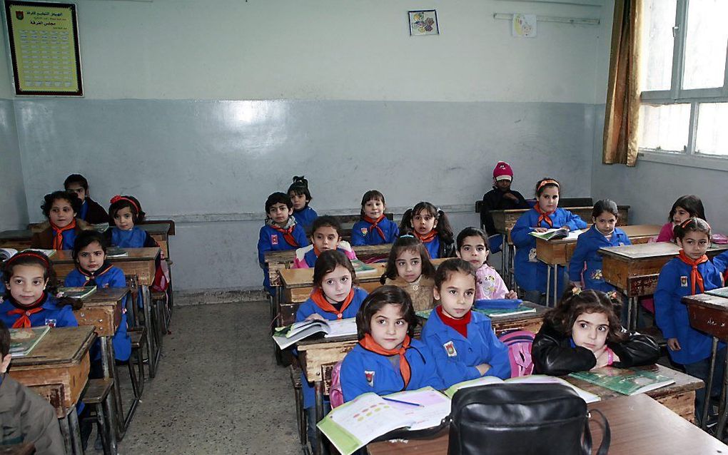 School in Damascus. Foto EPA