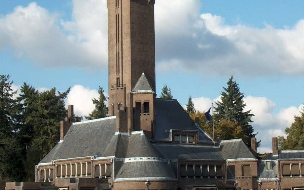 Jachthuis Sint Hubertus in Het Nationale Park De Hoge Veluwe krijgt momenteel een grondige opknapbeurt. beeld De Hoge Veluwe