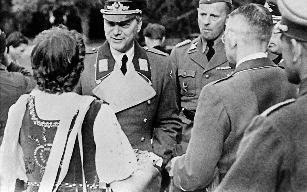 Een deel van het dagboek van Alfred Rosenberg, een vertrouweling van Adolf Hitler, is teruggevonden.  Beeld EPA