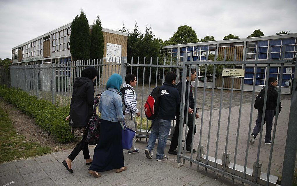 De islamitische scholengemeenschap Ibn Ghaldoun in Rotterdam. Foto ANP