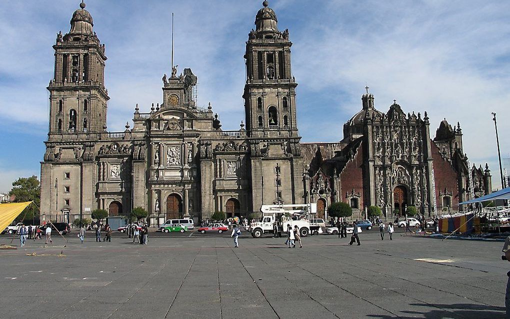 De kathedraal in Mexico-Stad was een van de inzamelpunten voor een ontwapeningscampagne van de overheid. Beeld Wikimedia