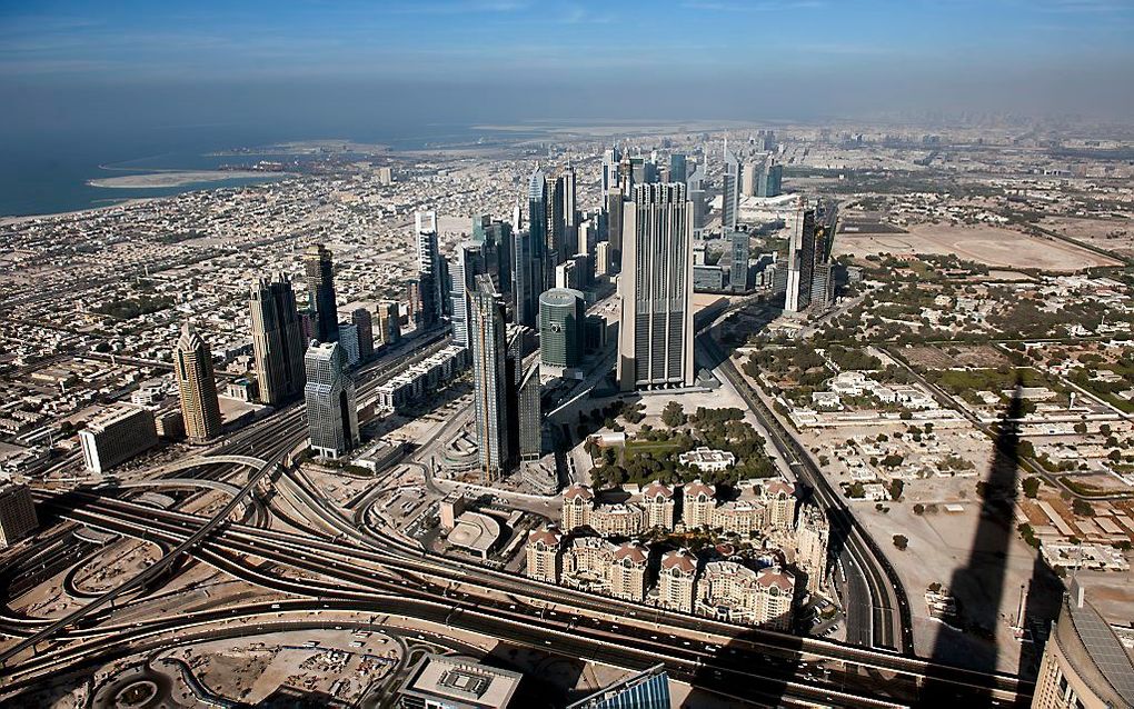 Dubai. Uitzicht vanaf de Burj Khalifa. beeld EPA