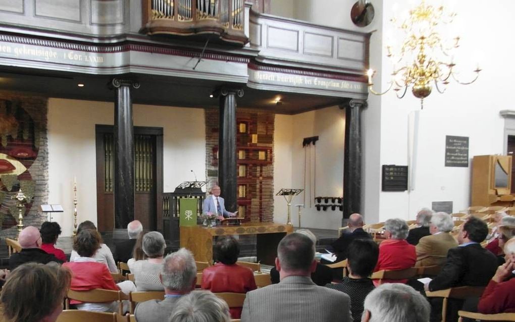 De Reformatie in Brabant staat centraal in het gelijknamige boek van auteur Gerard van Gurp. Het werd gisteren gepresenteerd in het gebouw van de protestantse kerk in Den Bosch. Beeld RD