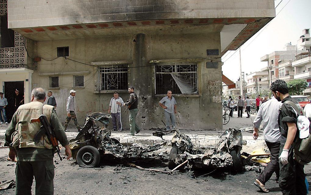 Aanslag in Syrië. Foto EPA