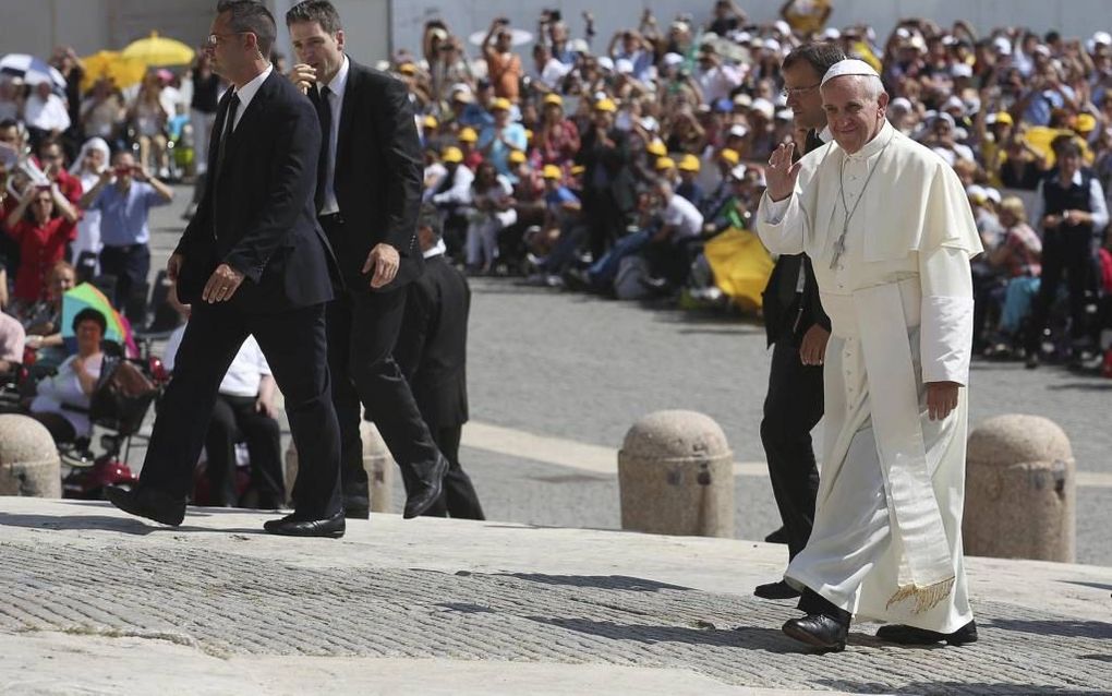 Paus Franciscus. beeld EPA