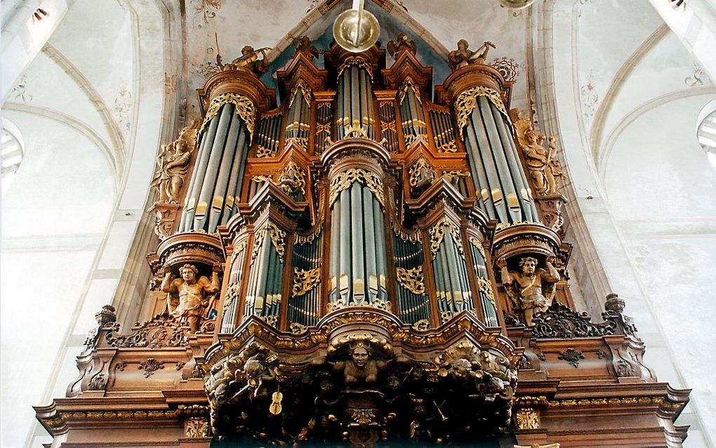 Het orgel van de Grote Kerk in Zwolle. Beeld Sjaak Verboom