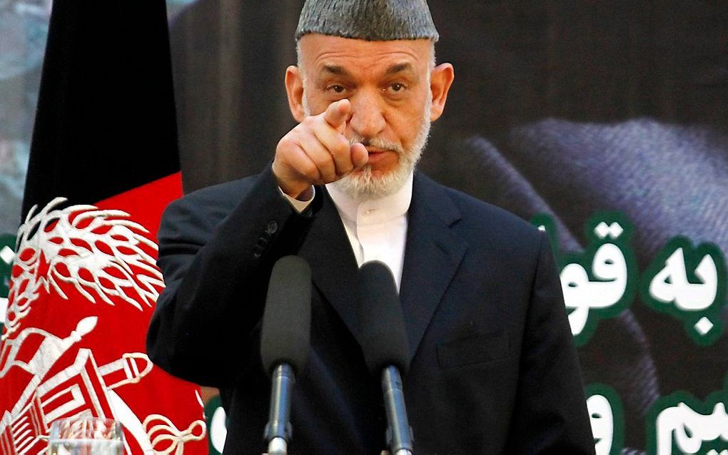 Karzai. beeld EPA