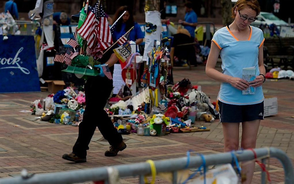 In Boston is woensdag een eerste zitting in de zaak tegen een van de twee verdachten van de bomaanslagen tijdens de Boston Marathon op 15 april.  Beeld EPA