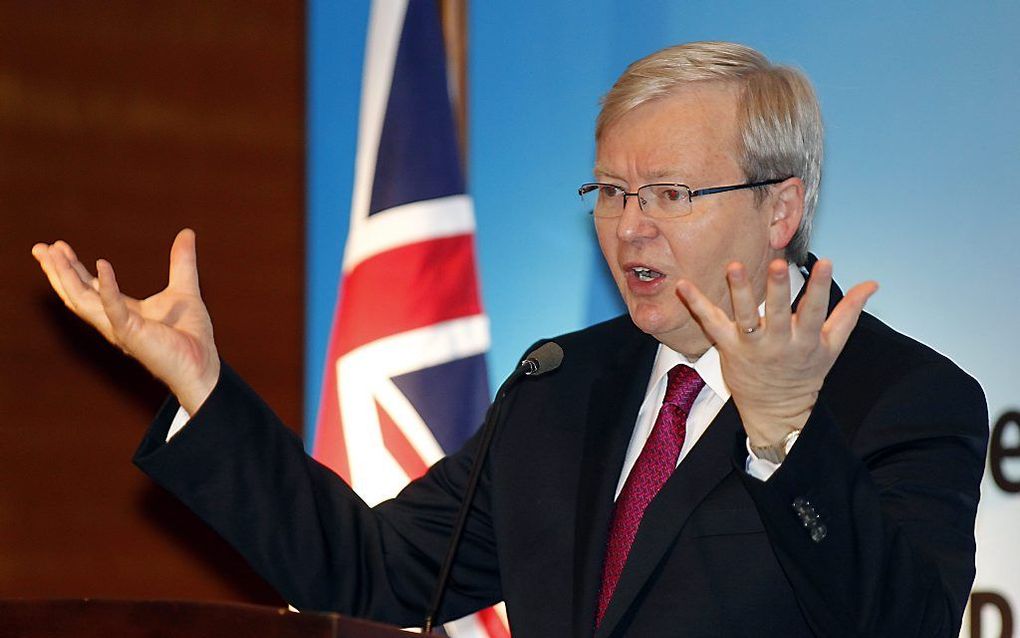 Kevin Rudd. beeld EPA