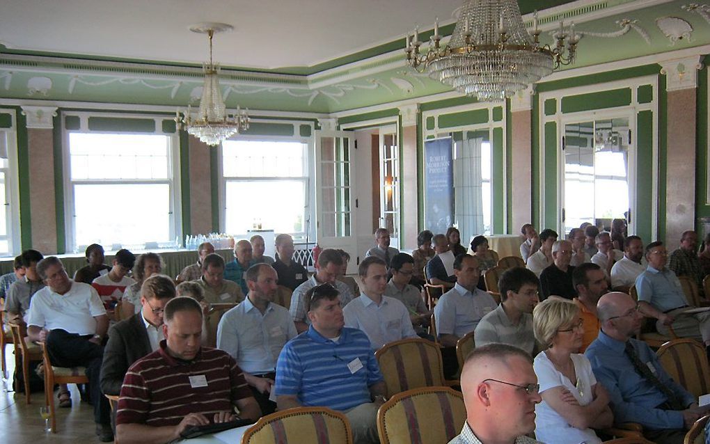 De conferentie over de Heidelbergse Catechismus in Heidelberg werd bijgewoond door ongeveer honderd bezoekers uit twaalf verschillende landen.  beeld RD