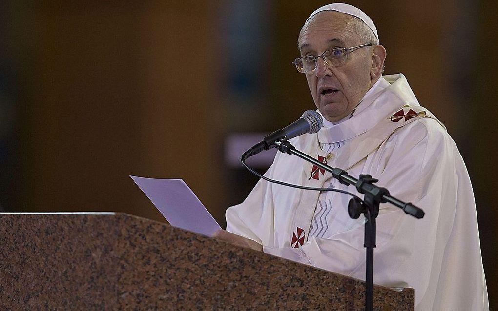 Paus Franciscus. Beeld EPA